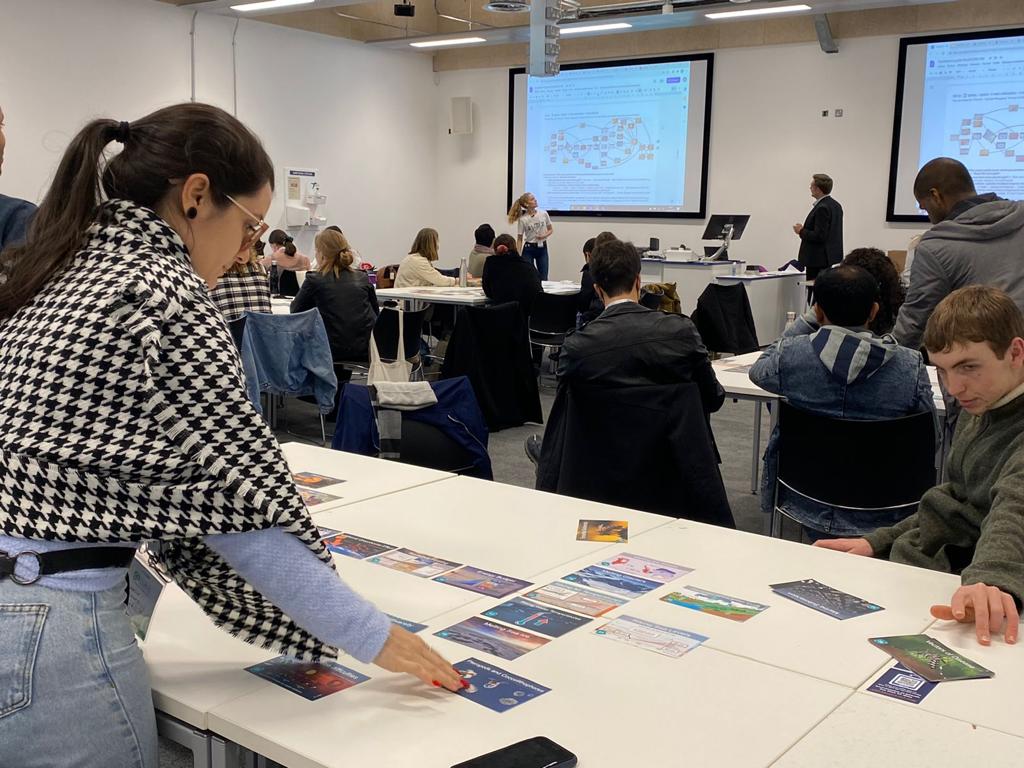 Apresentações sendo feitas durante COP26.
