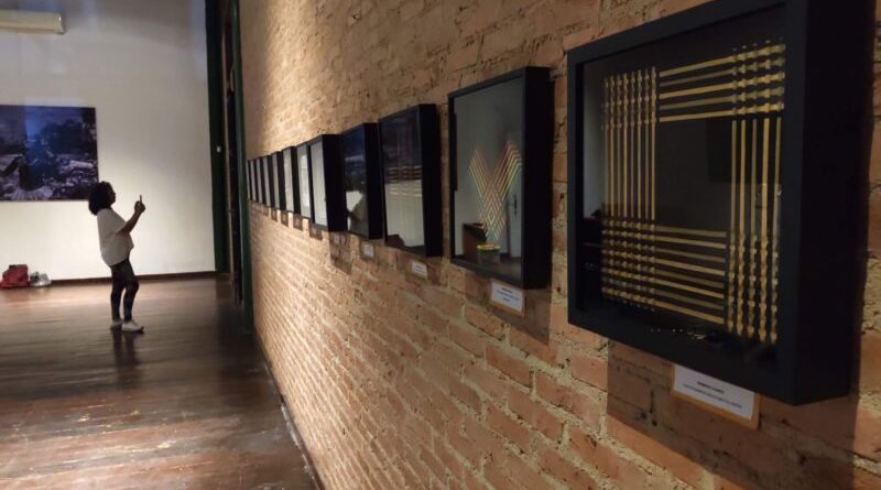 Exposição de artes realizada na sede da Fundação Amazônia Sustentável (FAS).